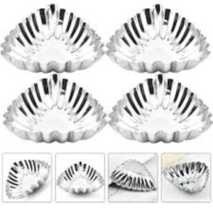 Prestige Stainless Steel Tart Moulds, Set of 12, Silver - Image 4