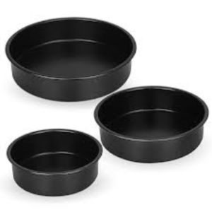 Louis Tellier Non-Stick Obsidian Round Plain Cake Mould Ø 20CM, H 4.5CM - Image 3