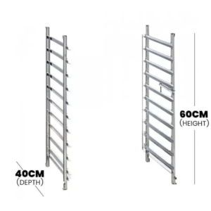 Rational 60.61.576 Hinging Rack 6-1/1, 6 Trays Capacity, 40 X 60 cm - Image 3