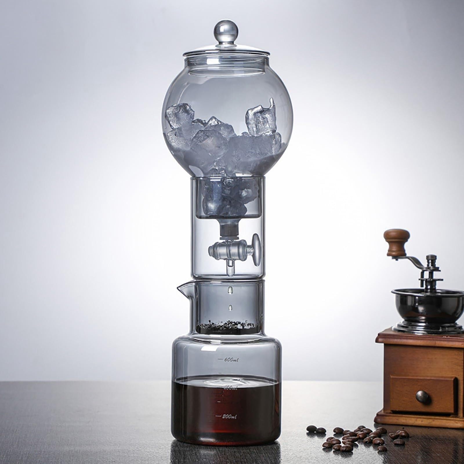 COLD BREWER 600ML WITH GLASS HOLDER