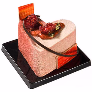 HEART - SILICONE BAKING MOULD - D 60 X H 35mm - 8 CUPS 8*76ml