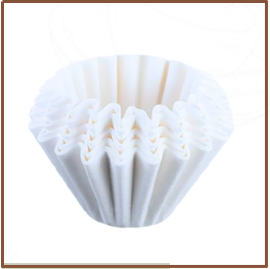 50PCS DISPOSABLE WAVE COFFEE FILTER WHITE