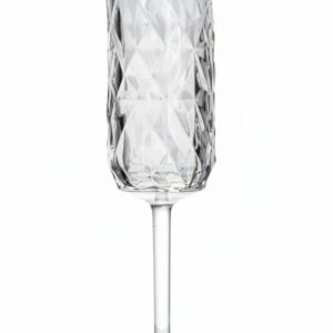 POLYCARBONATE PRISMA CHAMPAGNE GLASS 180ML GRAY