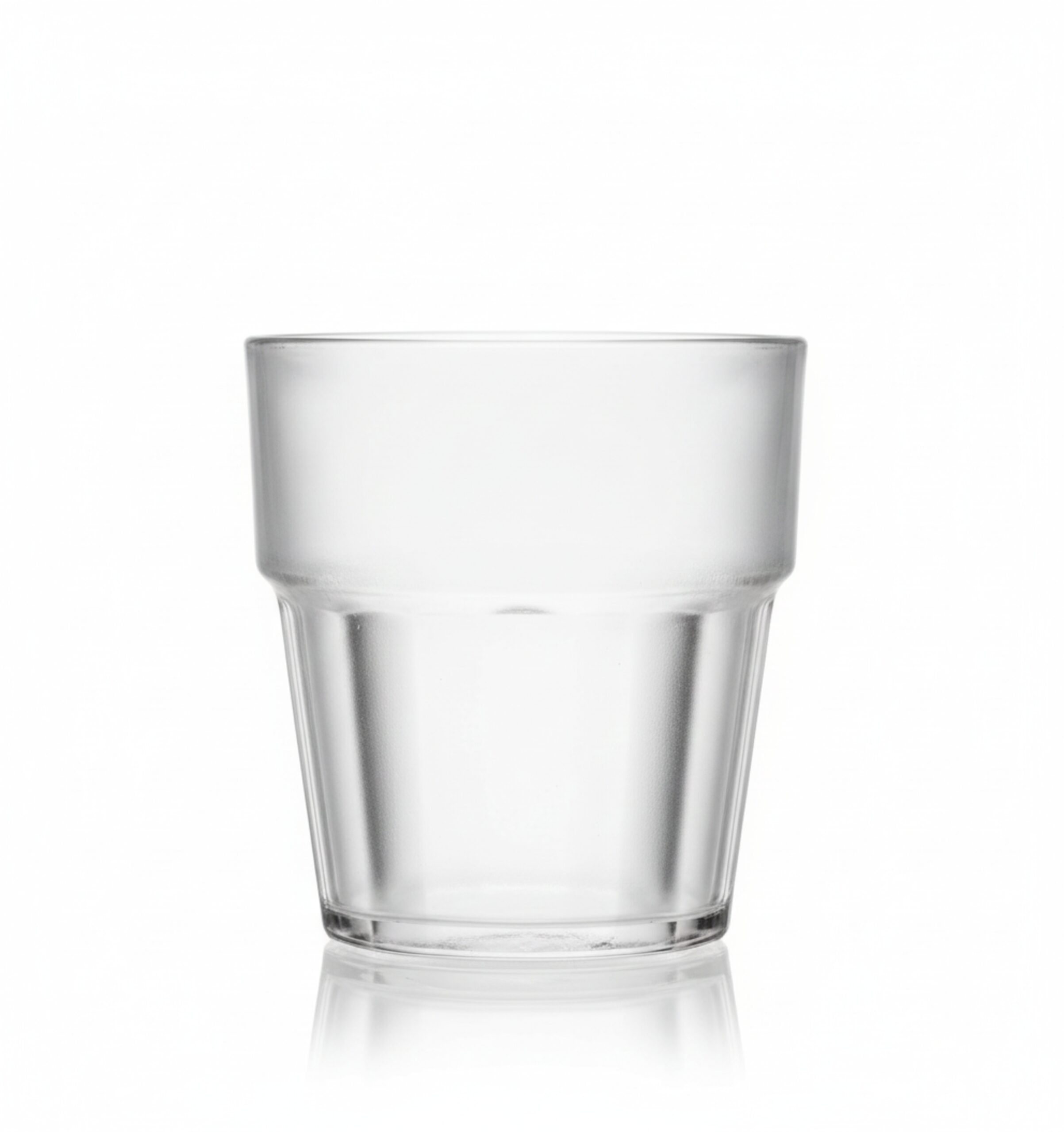 POLYCARBONATE CASABLANCA STACKABLE FROSTED TUMBLER 250 ML CLEAR