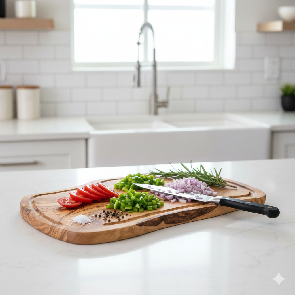 Olive Wood Cutting Board 25x50cm