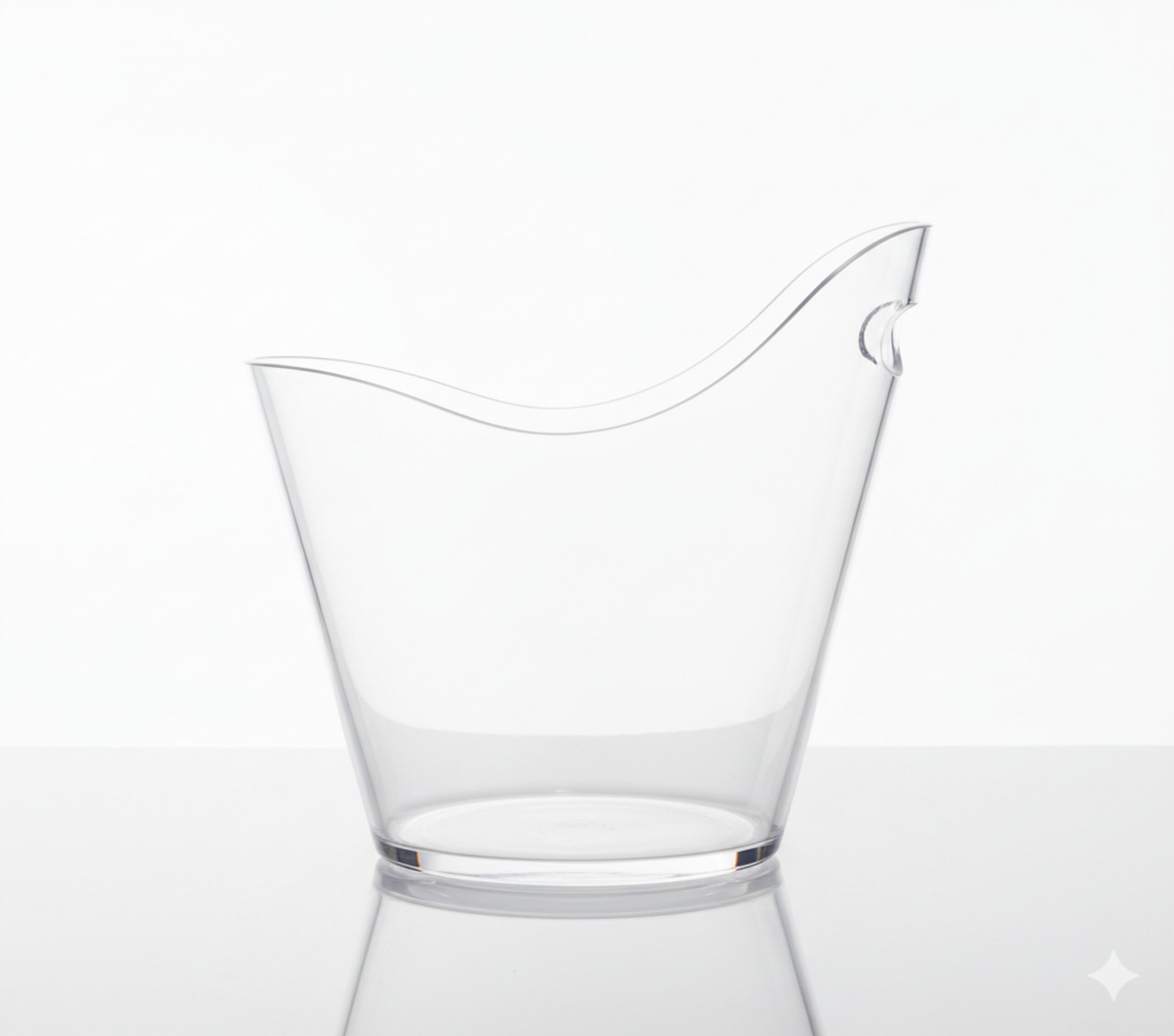 CHAMPAGNE BUCKET 35 X 26 CM PS WHITE 7L