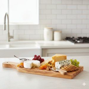Olive Wood Cheese Board 50cm