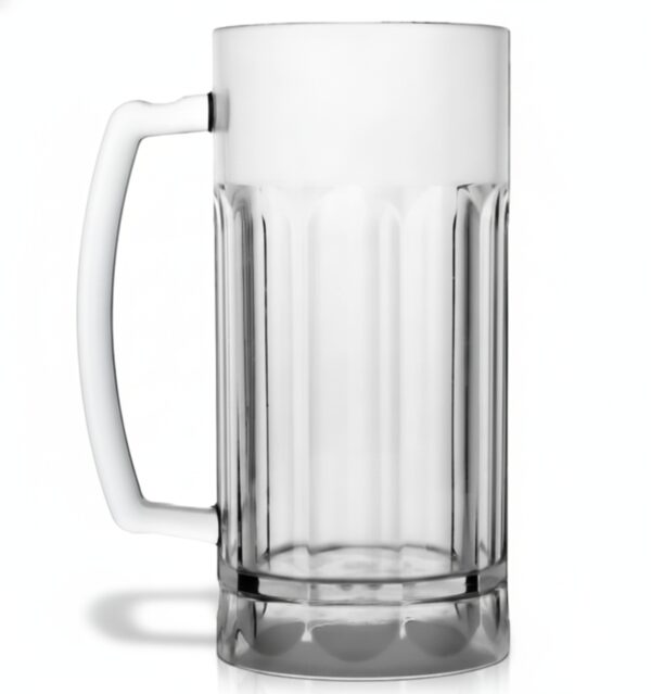 POLYCARBONATE PREMIUM BEER MUG 568ML CLEAR