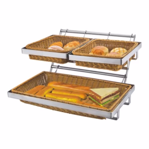 Bread Display Basket 2 Tier
