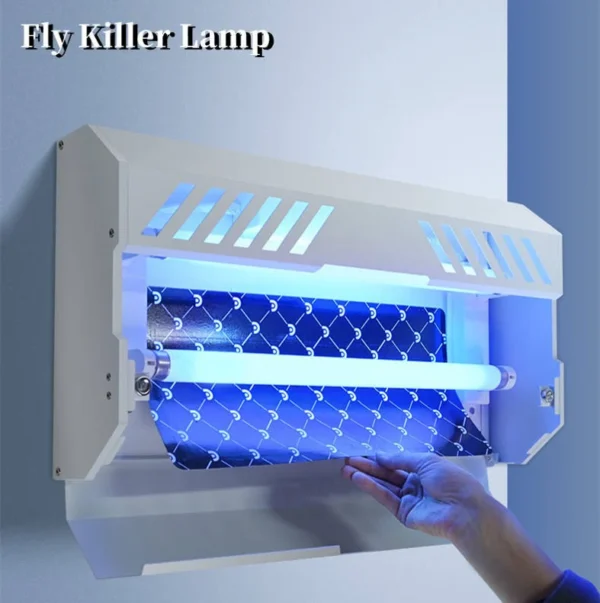 32W Insect Killer: Max Power, 120-160 sqm Coverage, Glue Board Included