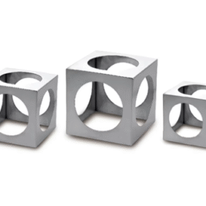 Metal Cube Buffet Elevation Stand Square Set of 3