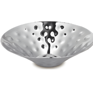 SS Hammered Buffet Bowl 35cm