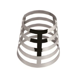 Stainless Steel Classic Elevation Riser 5 Step Round