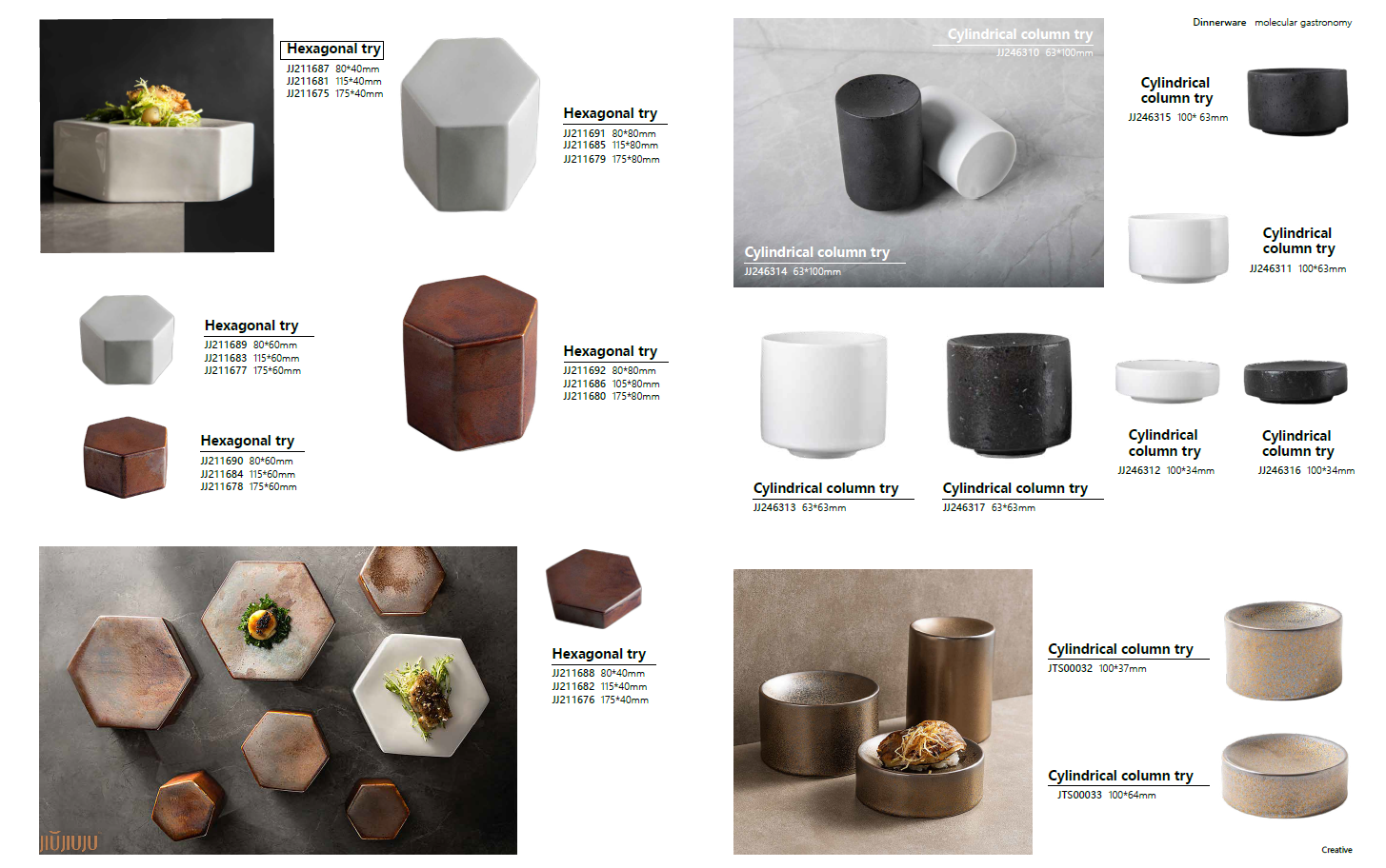 PREMIUM CERAMIC MOLECULAR CREATIVE DISPLAY PATTREN (HOTEL USE)