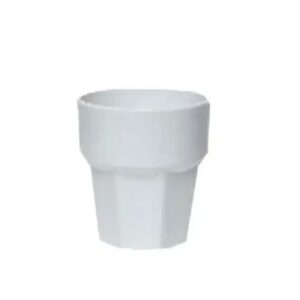 POLYCARBONATE CASABLANCA STACKABLE TUMBLER 250 ML WHITE