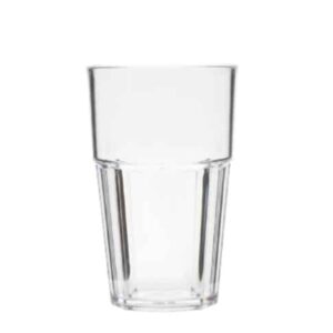 POLYCARBONATE CASABLANCA STACKABLE TUMBLER 400 ML CLEAR