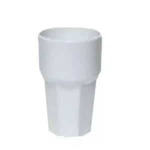 POLYCARBONATE CASABLANCA STACKABLE TUMBLER 400 ML WHITE