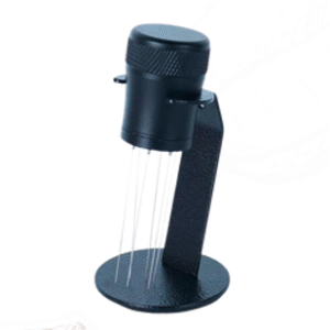 WDT TOOL ESPRESSO DISTRIBUTION TOOL WITH STAND 10 x 5 cm | Black and Grey