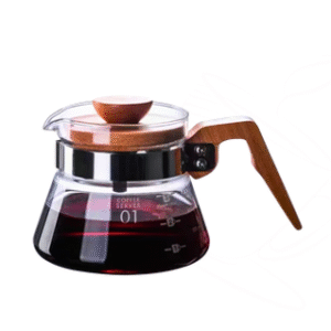 COFFEE SERVER 01 WITH WOODEN HANDLE 400ML
