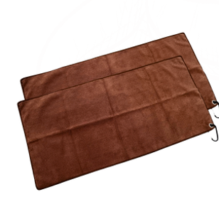 BARISTA CLEANING TOWEL WITH HOOK SET PACK OF (1 PCS) BROWN 60X30CM