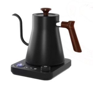 ELECTRICAL STAINLESS STEEL GOOSENECK KETTLE BLACK 900ML