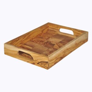 Olive Wood Rectangular Tray 30 x 20 Cm