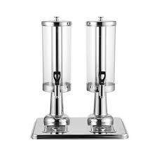 Dual Commercial Juice Dispenser 4L+4L Stainless Steel