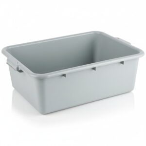 Plastic Bus Tray 61x42x16.5cm Gray