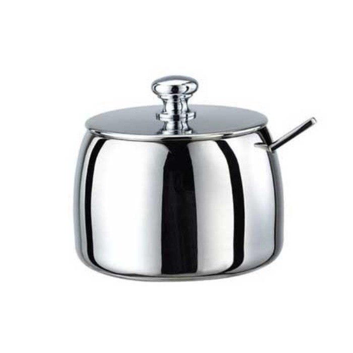S/S Sugar Pot 12oz with Spoon