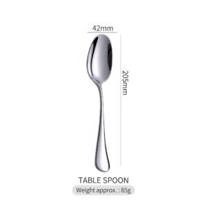 304 Stainless Steel Table Spoon Mirror Finish