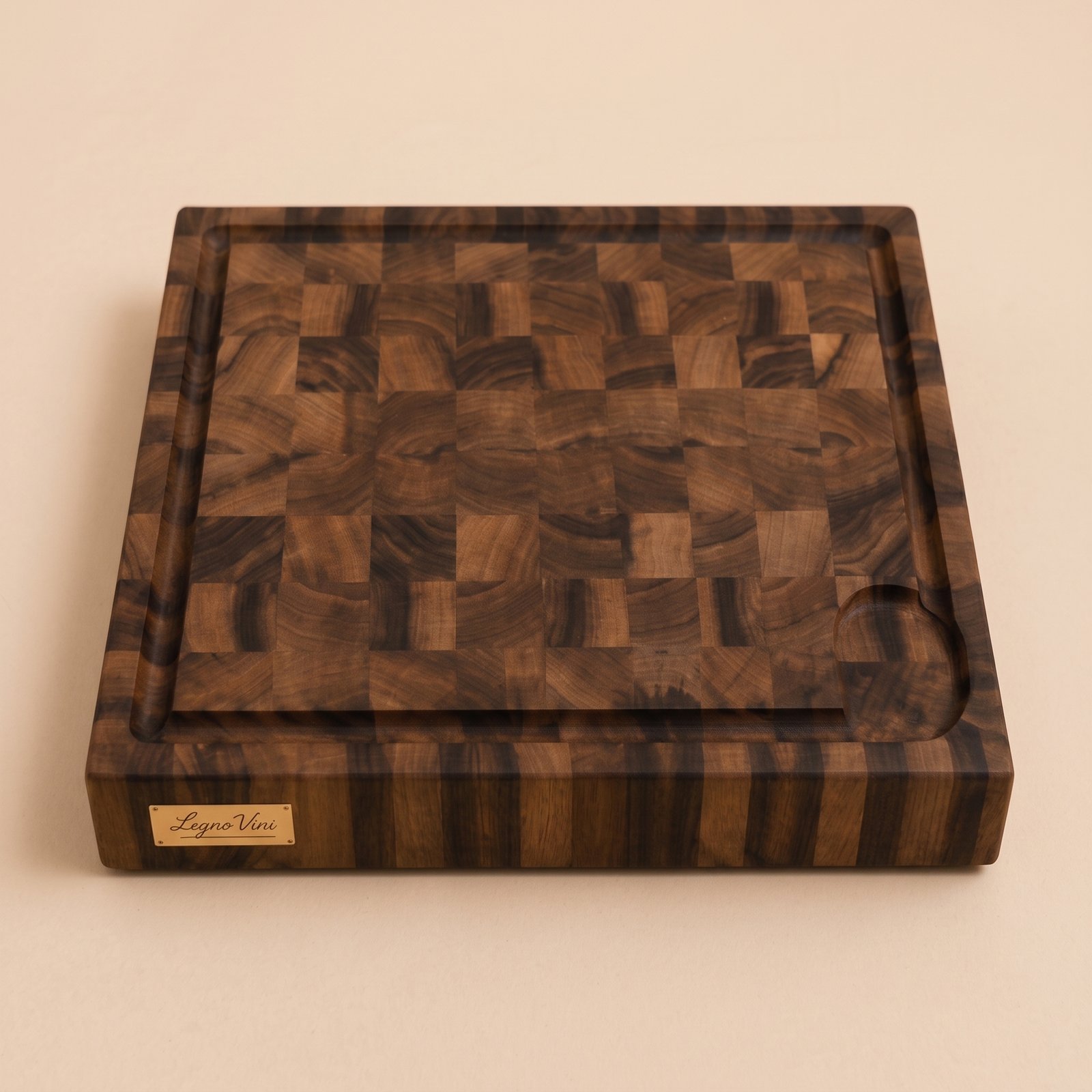 Legnovini Walnut Wood Butcher Block Medium 40x30cm