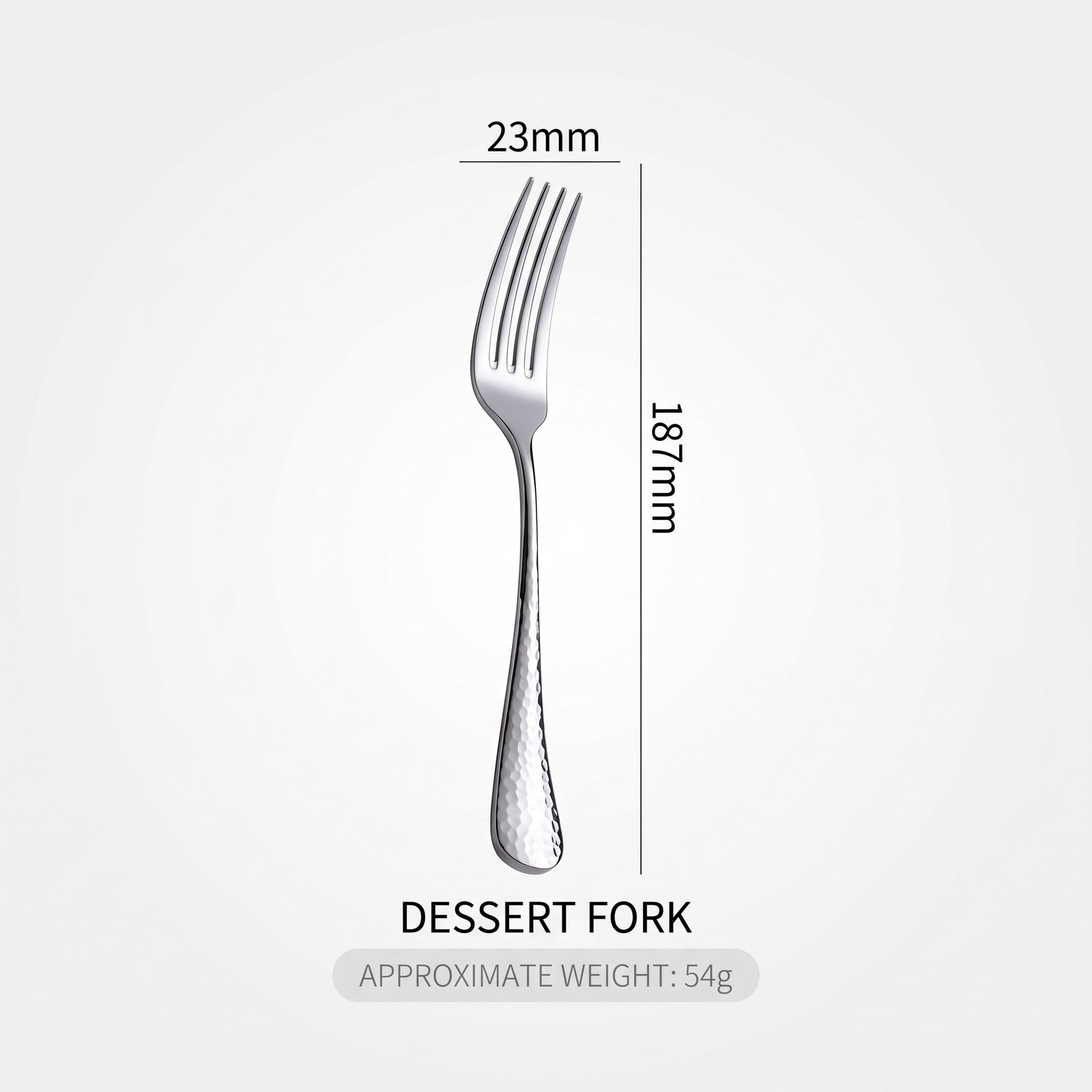 CALIFORNIA Stainless Steel Dessert Fork 18.7 CM 304 SS