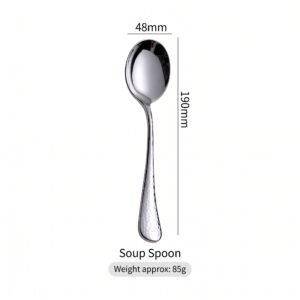 CALIFORNIA Stainless Steel Soup Spoon 19 CM 304 SS