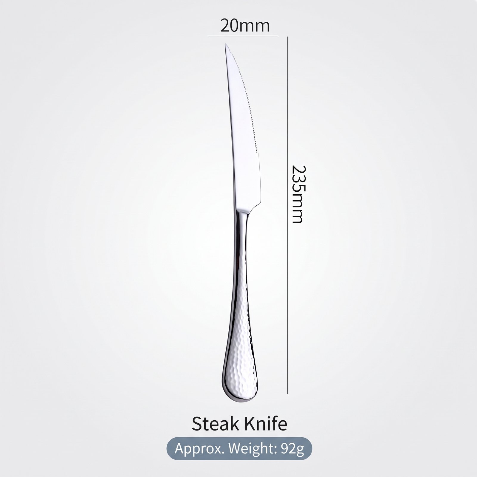 CALIFORNIA Stainless Steel Steak Knife 23.5 CM 420 SS