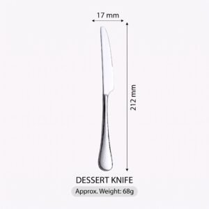 CALIFORNIA Stainless Steel Dessert Knife 21.2 CM 420 SS