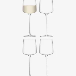 LSA International Metropolitan Wine Glass 350ml Set of 4