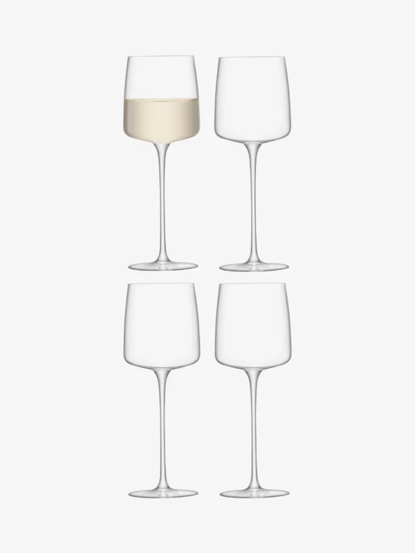 LSA International Metropolitan Wine Glass 350ml Set of 4