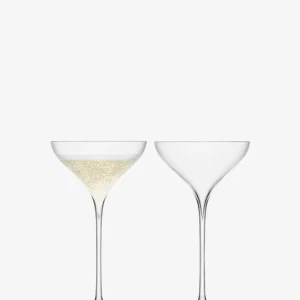 LSA International Savoy Champagne Saucer 250ml Set of 2