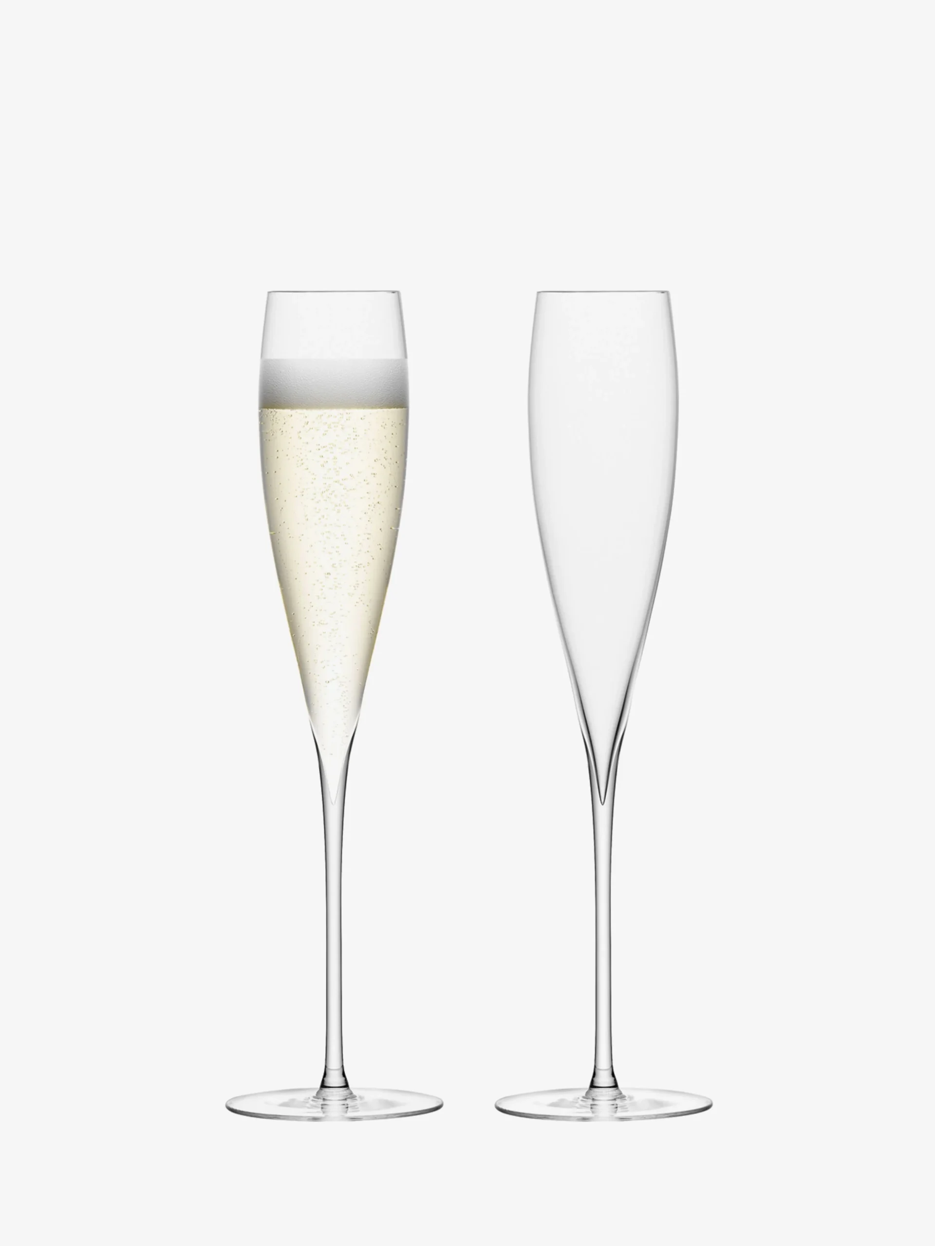 LSA International Savoy Champagne Flute 200ml Set of 2