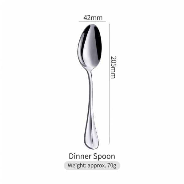 Prague Dinner Spoon 210mm 304 Stainless Steel Prague Dinner Spoon 210mm 304 Stainless Steel