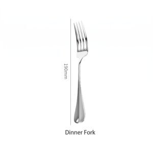 Prague Dinner Fork 210mm 304 Stainless Steel